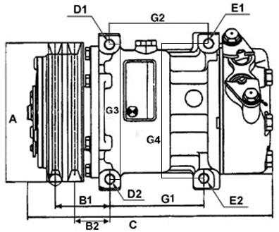 HC CARGO Klima-Kompressor-241081